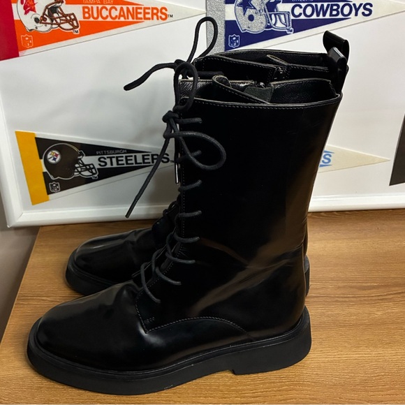 Anthropologie Pilcro Lace Up Stompy Boots - Picture 3 of 11